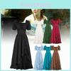 Medieval Lady Renaissance Gown Dress Cosplay Decoration Costume Set Performance