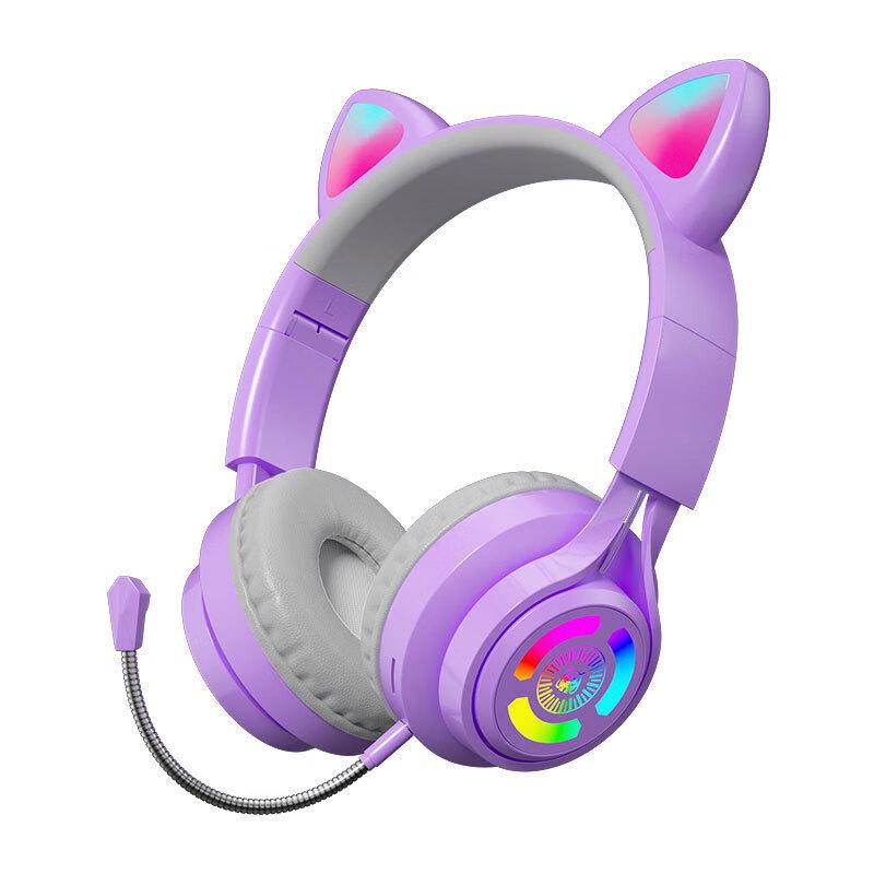 OIMG Luminous Cat Ear Wireless Headset
