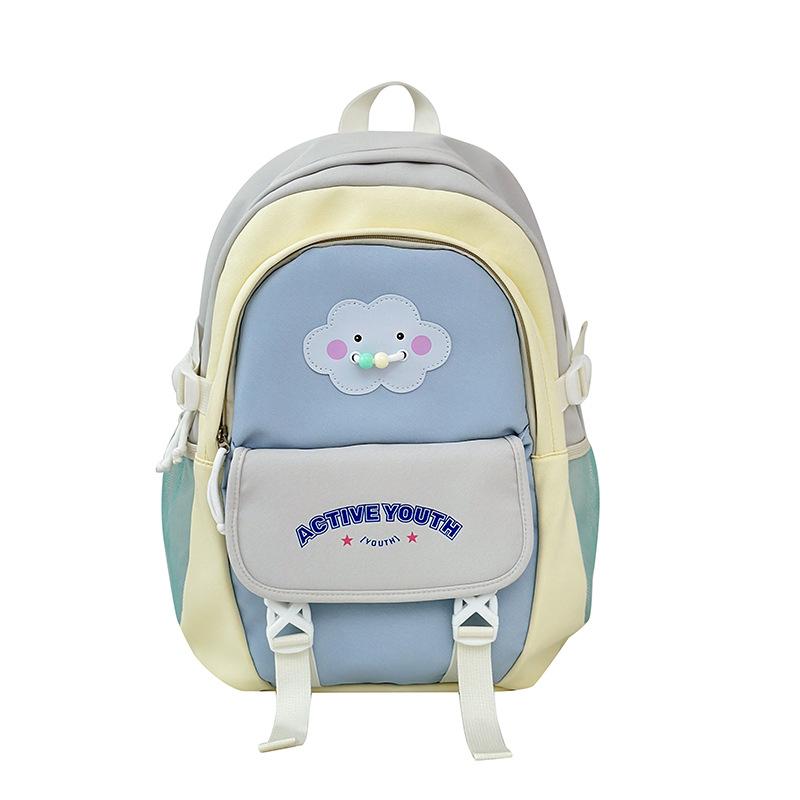 Backpack Simple Large Capacity Backpack Japanese Junior High School Students School Bag High Value Backpack Travel Backpack