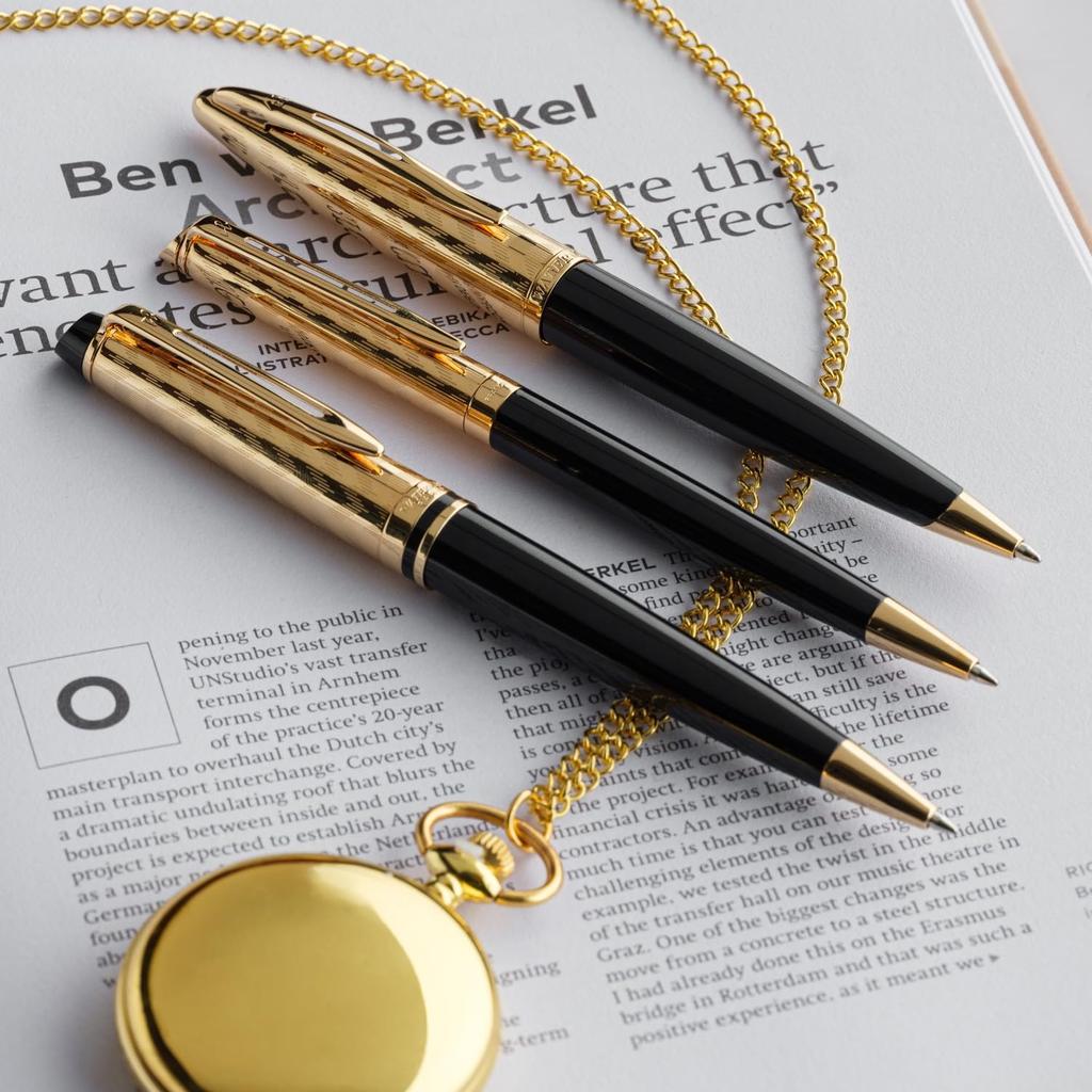 WATERMAN Metropolitan Deluxe Opera GT Edycja Specjalna Długopis Cienki Prezent Luksusowy 2225132 Pióro, Końcówka, Na bazie oleju, W pudełku, Prezent,