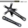 Litepro Folding Bike Crankset with Round Chainrings: 45T, 47T, 53T, 56T, 58T - Square Hole Design