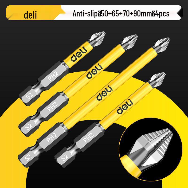 Strong Magnetic Phillips Drill Bits Set - Non-slip & Impact Resistant for Electric Screwdrivers