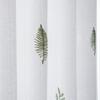 Sheer Embroidered Curtains Voile Window Scrim Light Filtering Not Transparent for Living Room Balcony Decor