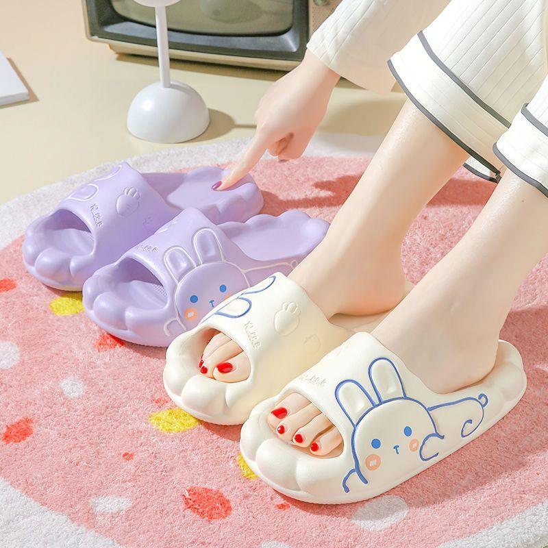 Fashion Sandals Junior Cartoon Shoes for Women 2024 Animal Summer Anime House Woman Slippers Cloud Home Slides Indoor Easy Wears Shoe 39