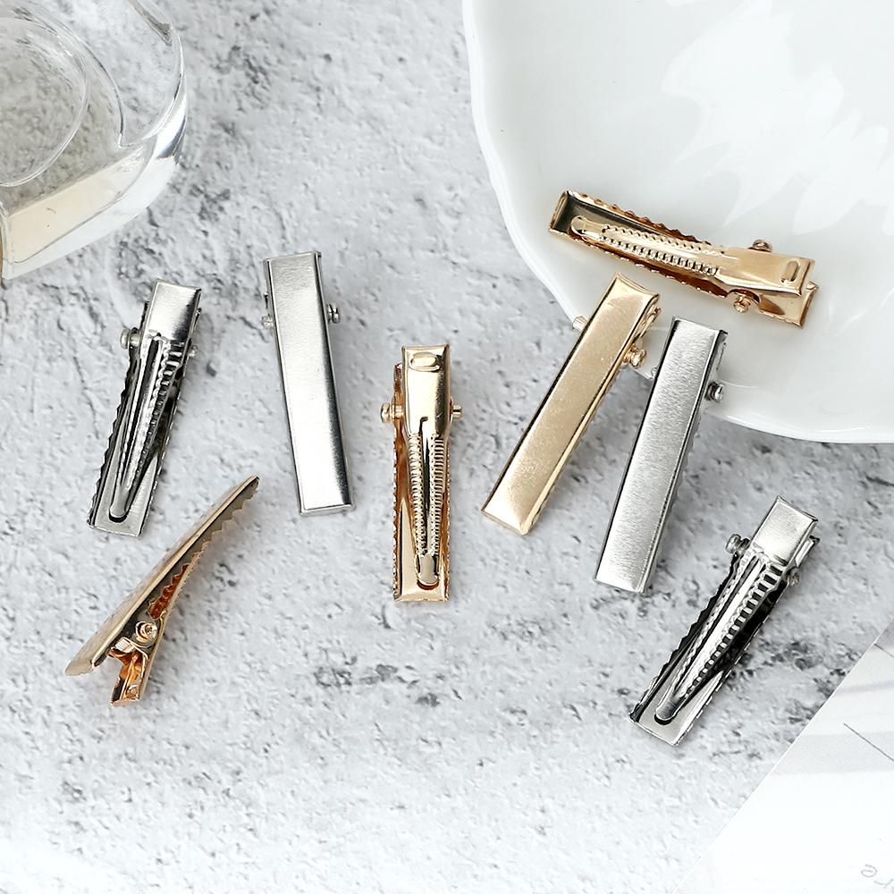 100pcs 3.0cm Metal Hair Alligator Clips Women Girls Small DIY Hair Clip Jewelry Hairpin Hair Styling Tools Accessories