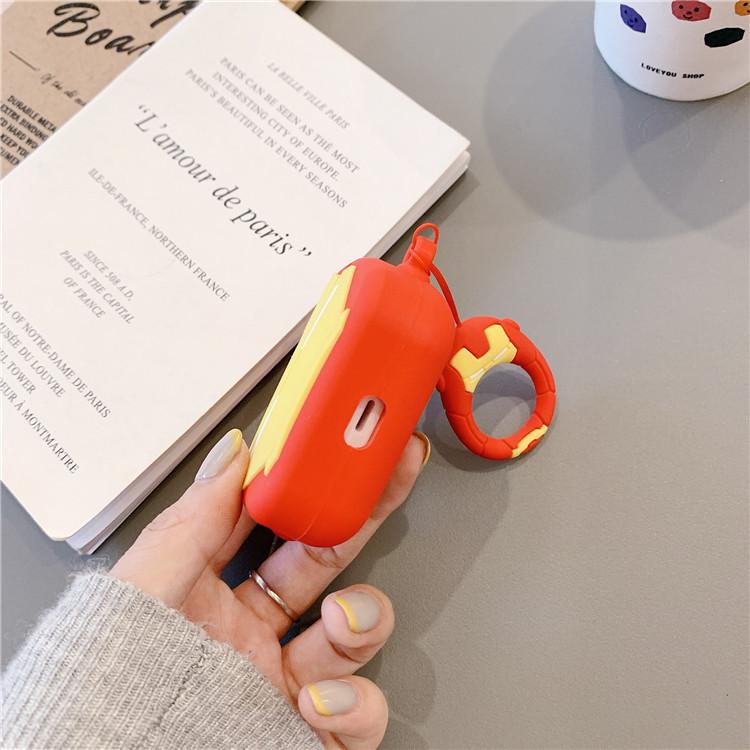 Applicable to Apple AirPods Pro3 generation earphones 1/2 protective case 4th generation wireless Bluetooth Iron Man shell Batman