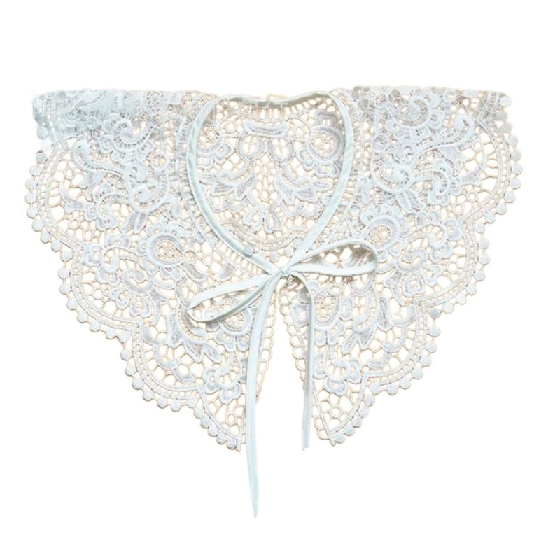 Faux Col Femme Faux Col Dickey Col Col Amovible pour robe Col Brodé Col en Dentelle Col de Pull