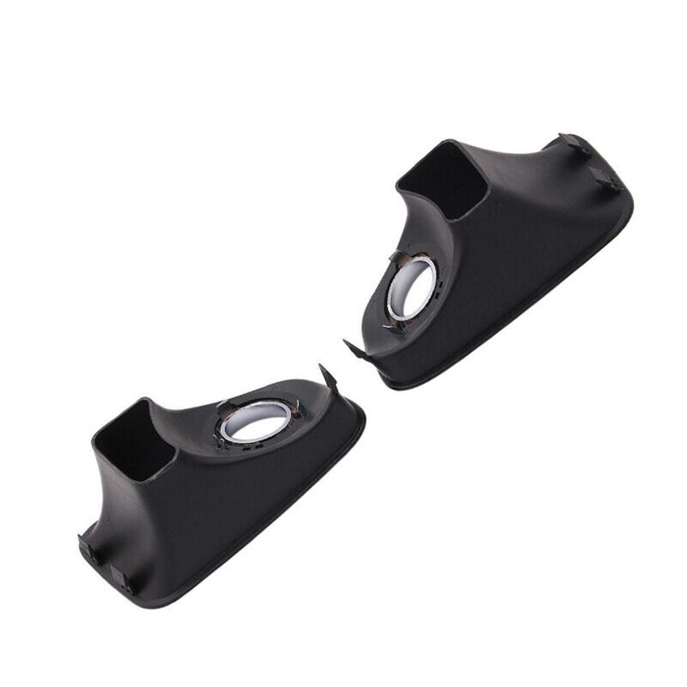Pair Front Right & Left Bumper Fog Lamp Cover Bezels For Dodge Charger 2012-2014