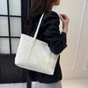 Women's Fashion Tote Bag, Large Capacity Commuter Shoulder Bag, Versatile PU Leather Handbag For School Work Travel Shopping