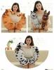 3D Shar Pei & Golden Retriever Plush Dog Pillow - Removable, Washable Office Cushion