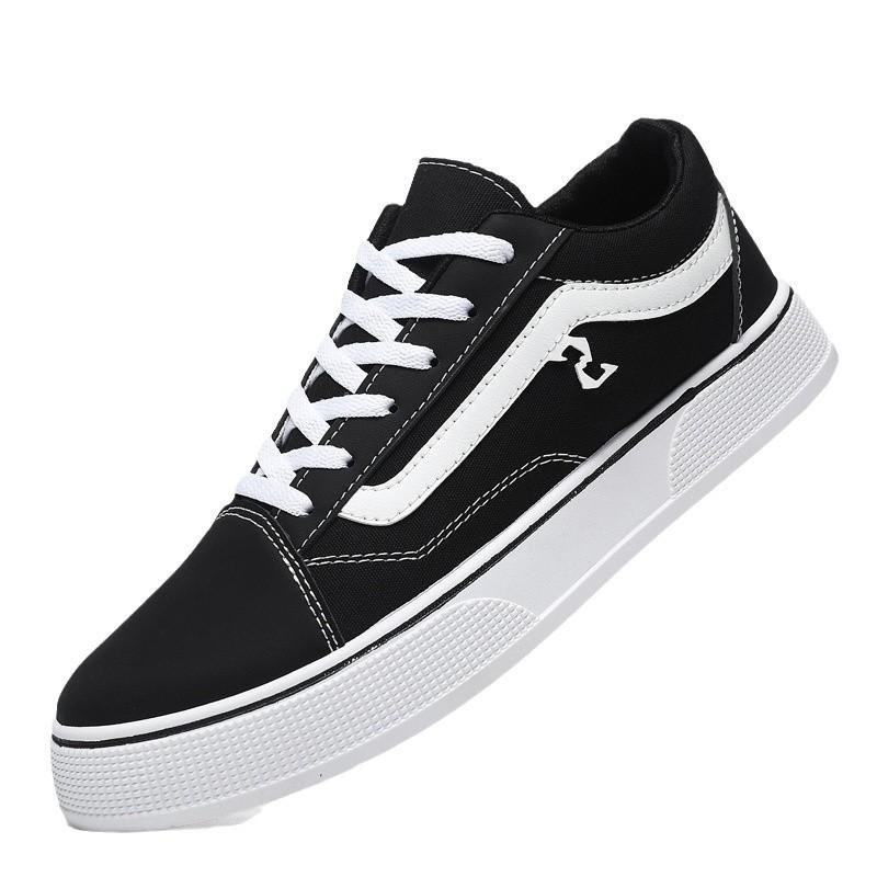 Fashion Trend Men's Shoes 2024 New Large Size Versatile Korean Version Casual Shoes Baotou Student Shoes