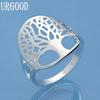 925 Sterling Silver Geometric Ring Men And Women Wedding Fashion Jewelry
