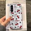 Summer Heart Bow Cherry Girls For Samsung Galaxy A56 A16 A26 A36 A06 A55 A35 A25 A15 A12 A32 A54 S24 S25 S22 S23 FE Fundas Cover