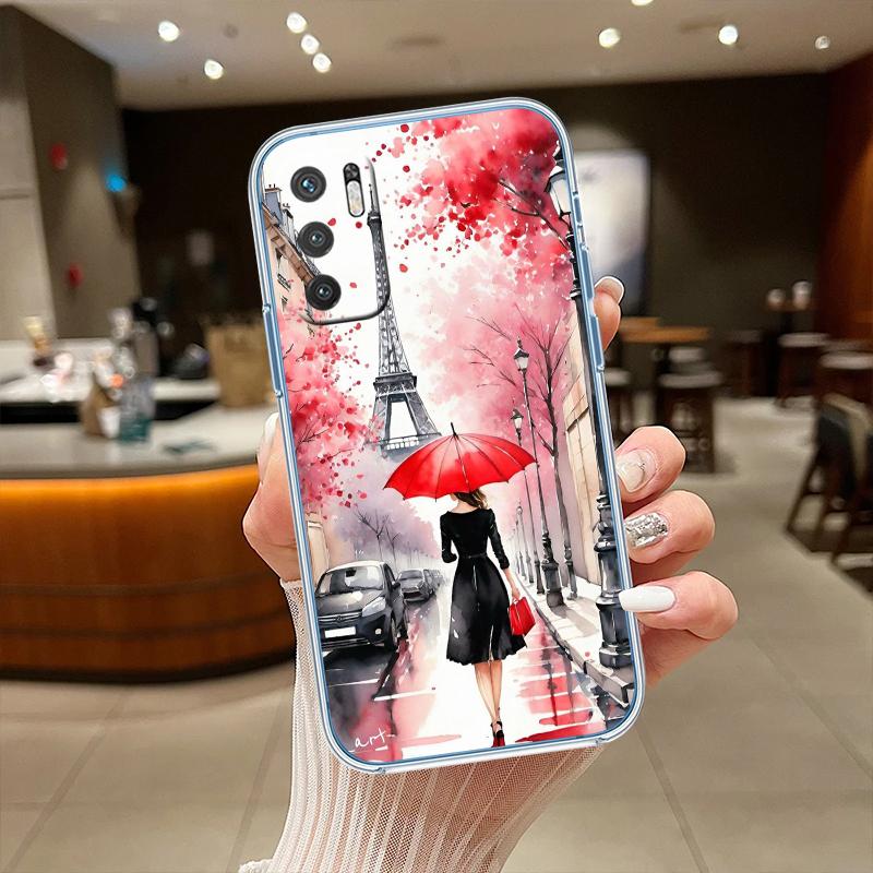 RE49 Paris Eiffel tower Transparent Phone Case for Motorola Moto Edge 20 30 40 50 S30 Fusion Ultra Pro Neo Lite + G200 G23