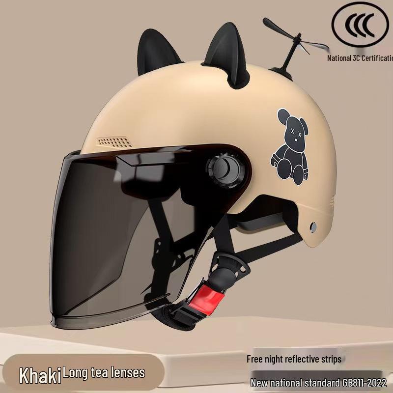 Casco Eléctrico Unisex para Bicicleta y Patinete Certificado 3C, Seguro y Ajustable, Protección Solar, Uso en Todas las Estaciones