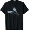 Fly Common House Fly Insect UnisexShort Sleeve TShirt  Fun Printed Shirt Original Street Retro Shirt for Men and Women