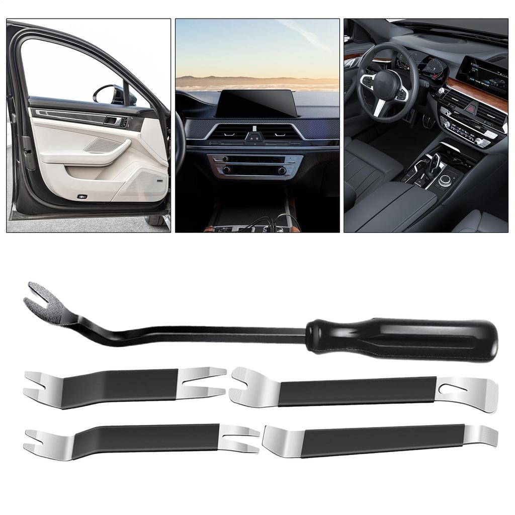 5pcs Car Audio Interior Disassembly Tools Auto Trim Removal Tool Audio Dashboard Remover Pry Tool Interior Modification