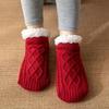 Winter Floor Socks Adult Womens Men'S Non-Slip Home Thickened Snow Sleep Carpet Socks Thermal Foot Cover Slippers Sockings