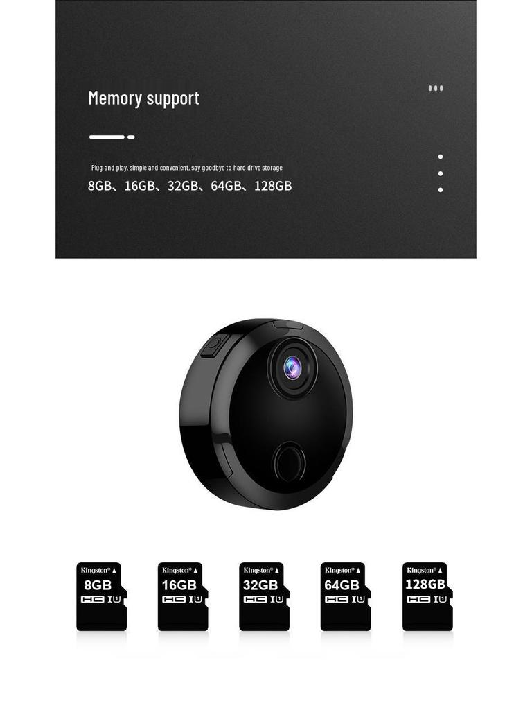 HDQ15 Wireless 1080P Camera with Infrared Night Vision for Home Security & Outdoor Sports