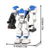 MOOXI Weltraumkrieg Panzer Modell Bausteine DIY Diorama Erwachsene Kinder Spielzeug Bausteine Set Montessori Geschenke Raumdekoration