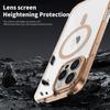 Luksusowe etui Desert Gold Clear Case do iPhone'a 16 15 14 13 12 Pro Max 16 Plus z akrylu, przezroczystego TPU, z magnetycznym etui Magsafe