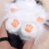 PP Cotton Plush Doll Pendant Soft Long Hair Cat Keyring Puppy Cat Plush Keychain  Girl