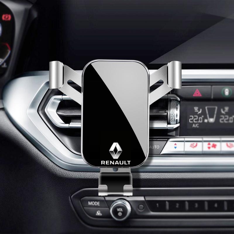 Car Phone Holder Car Air Vent Clip Mount Mobile Cell Stand For Renault Clio Sandero Captur Megane R5 4 E-tech Scenic Austral QM6 Z555