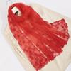 Literary Retro Women's Lace Scarf Thin Korean Version Ladies' Shawl Long Embroidered Flower Summer Sunscreen Shawl