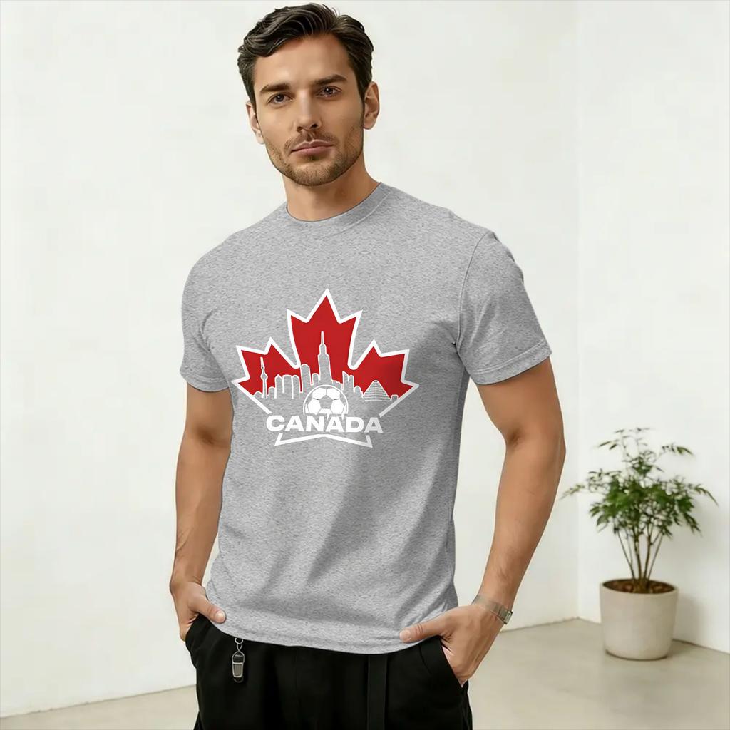 Unisex TShirts Soccer Football WM 2026 Crazy 100 Cotton Tees Short Sleeve T Shirt Crewneck Clothing Printed
