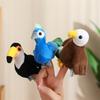 9cm Finger Plush Doll Bird Baby Soothing Toys Fun Doll Finger Cover Toy  Children's Birthday Gift
