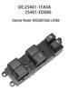 Right-Hand Power Window Switch Assembly for NISSAN TIIDA/LIVINA (Part No. 25401-1FA0A).