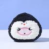 Pet Toy Cartoon Animal Shape Bite-Resistant Plush Toy with Dual Sound Design Mini Portable Size Crinkle Sound Pet Dog Toy