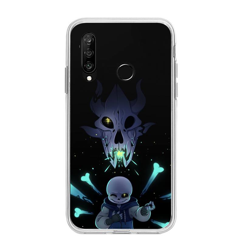 Cool Game Undertale Sans Handyhülle für Huawei P20 P40 Lite P30 Pro P Smart 2019 Nova 3e 6 Se Silikon Transparent Soft Cover