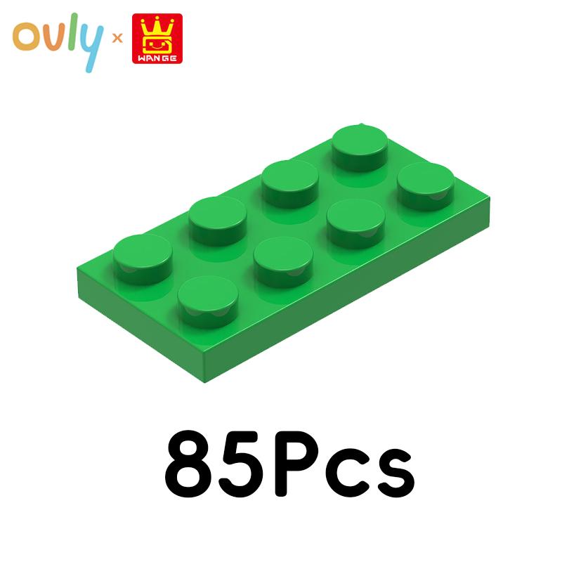 WANGE 4*2 Building Blocks 85Pcs Small Compatible Bricks 8-Hole Low Elements Accessories MOC DIY Bulk Kids Toy No.3020