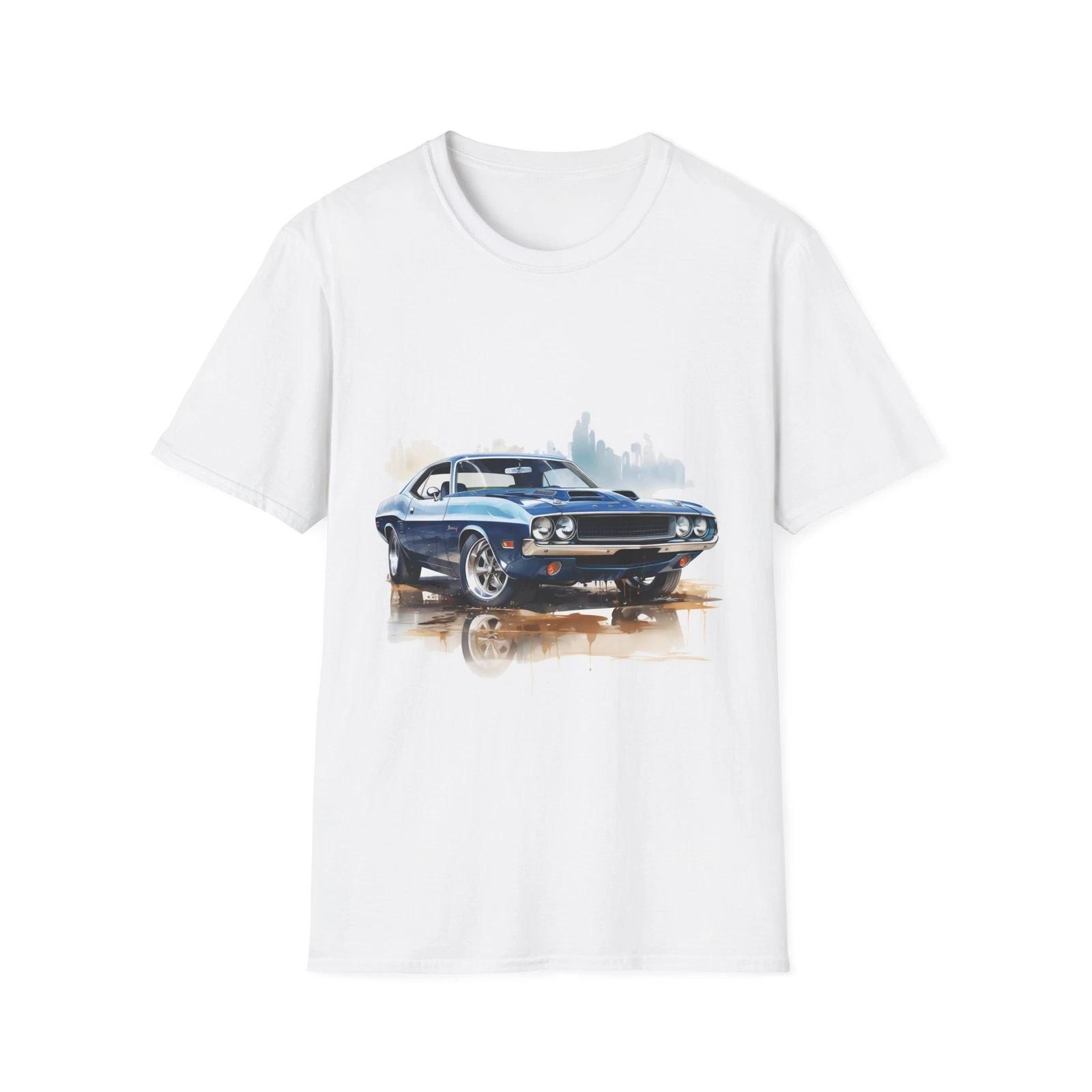 

Classic Car Lover s Unisex Softstyle T-Shirt, Retro Car Shirt, Gift for Him, 4XL
