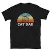 Retro Style Cat Dad Gift For Cat Lover Unisex Shirt Gift #31 Unisex T-Shirt