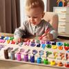 Wooden Children'S Educational Early Education Letter Logarithmic Walking Beads Toy Pen Holding Exercise Coordination Hands-On Training Toy