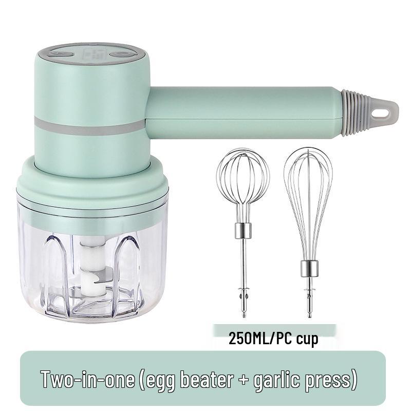 Elektrisk hvitløks- og kjøttkvern: Mini matkutter, kvern og skreller for husholdnings- og babymat