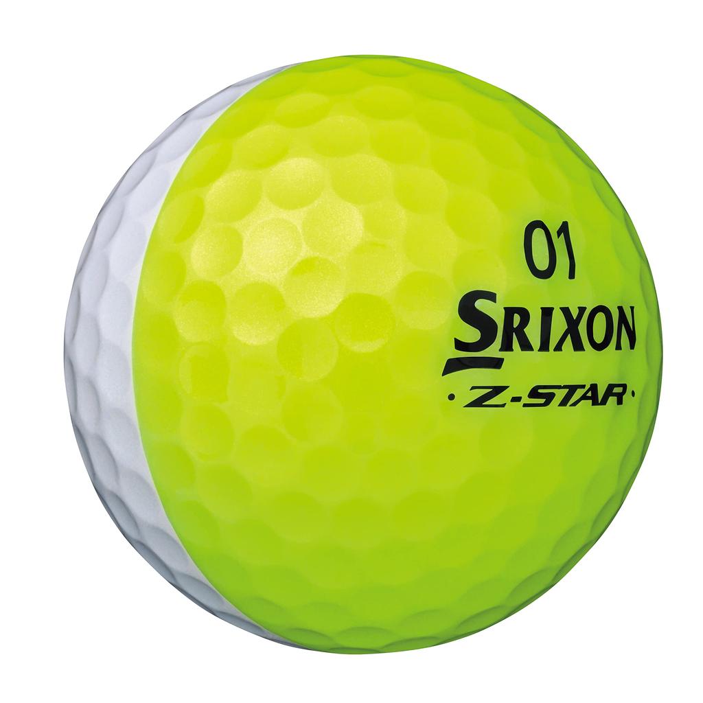 DUNLOP Golfové míčky SRIXON DIVIDE 2023 Model 1 tucet Z-STAR (12 kusů) Žlutá/bílá