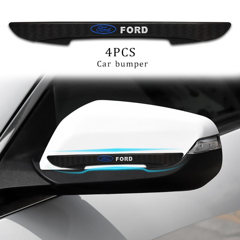 4pcs Car Door Edge Protector Stickers Anti Collision Guards Strip For Ford Fiesta Kuga Mondeo Mustang S-MAX C Max Ranger mk4 mk5