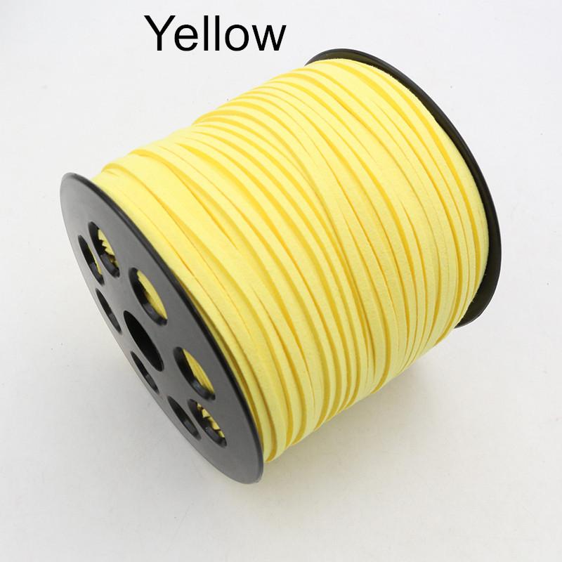 10m Double-Sided Velvet Cord, 2.5mm for DIY Pendant, Bracelet, Necklace Making