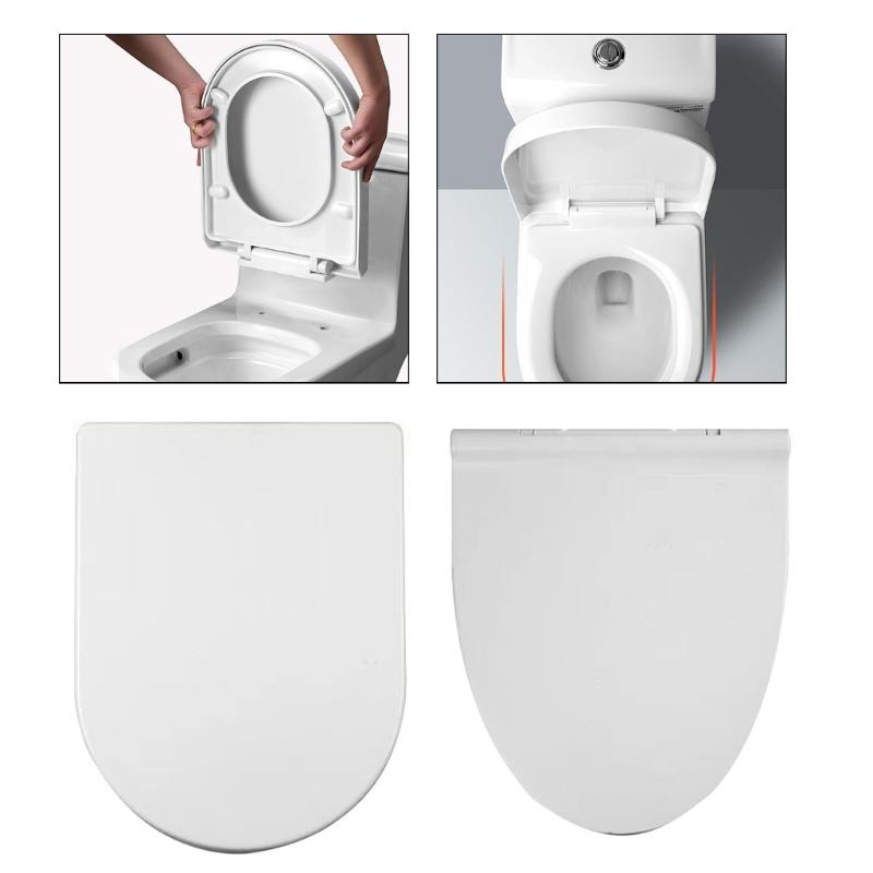 Thick Toilet Cover Plate Universals Slowly Close Toilet Seats Lid Cover Quickly Release Toilet Cover Easy To Install