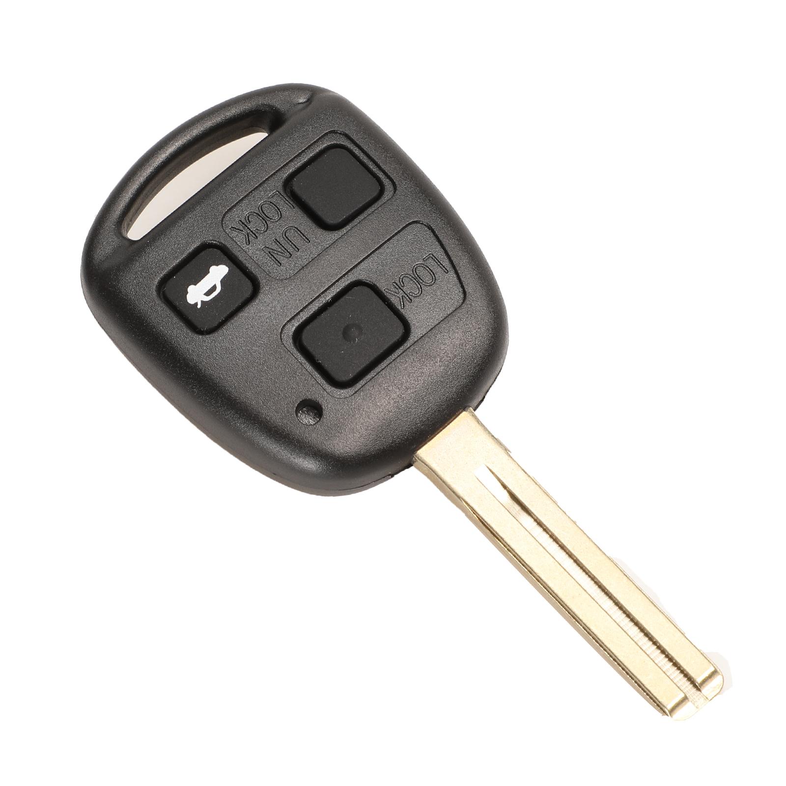 

jingyuqin Toy43 Toy48 2/3 кнопки чехол для автомобильного ключа чехол для Toyota Avensis Corolla для Lexus Rav4 с резиновой прокладкой большой провал o ruby