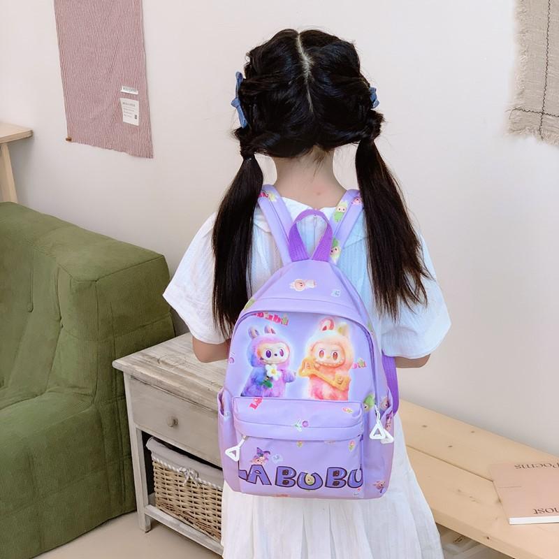 Children'S Backpack Cartoon Animation Foreign Style Printing Boys And Girls Backpack Kindergarten Elementary School Bag