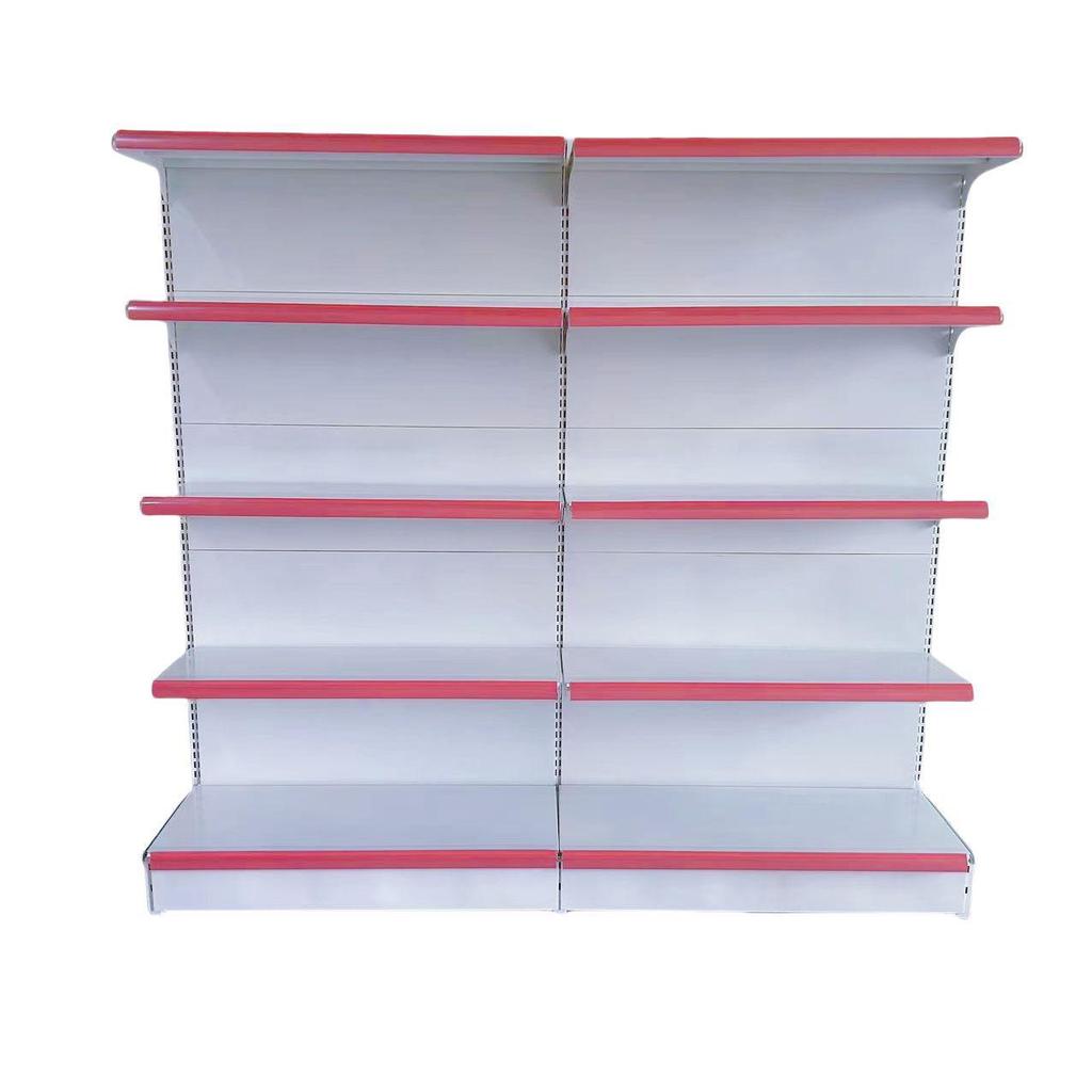 Thickened Supermarket Shelving: Single & Double-Sided Display Rack for Stores, Pharmacies, Baby Shops, and More