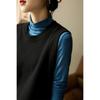 2025 Autumn/Winter Retro Women's Layered Knit Vest Top