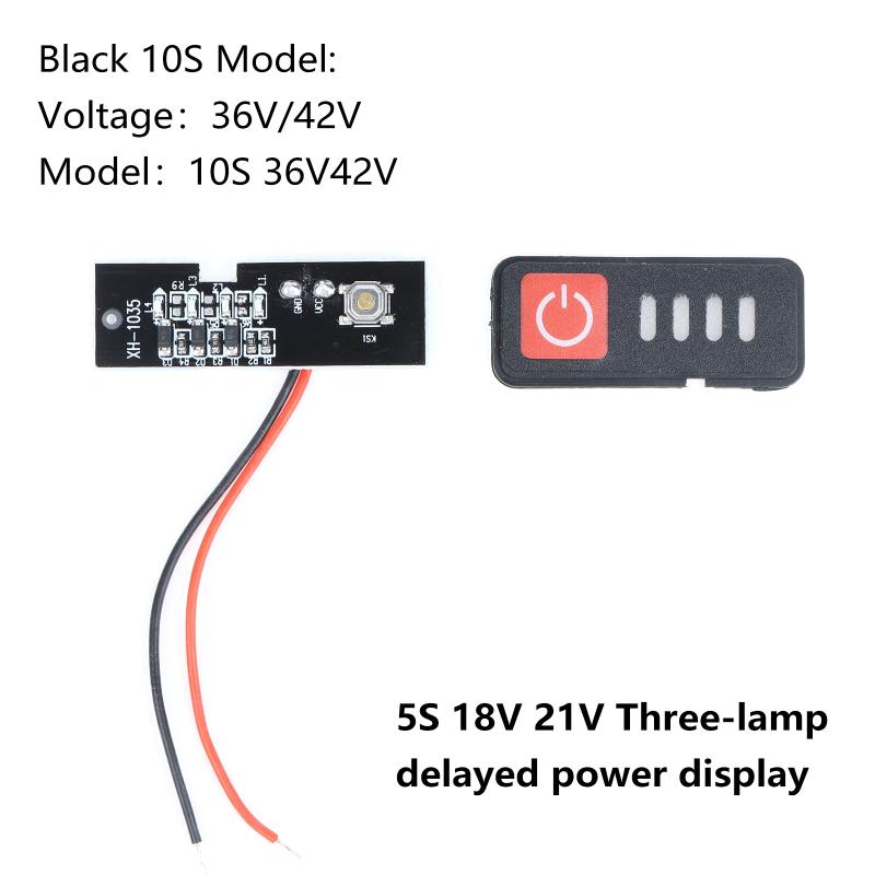 Digital Battery Capacity Indicator Module 5S 18V 21V LED Display Easy to Install for E-bike Lithium Battery Status Monitor