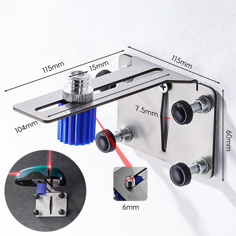 Robuste magnetische Wandhalterung für Wasserwaagen, kompatibel mit verschiedenen Modellen