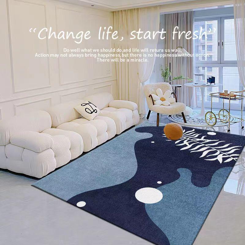 European Simple Household Earth Mat Carpets for Bed Room Living Room Rug Large Bedroom Decoration Tatami Mat Outdoor Carpets