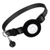 Locator Cat Collar Prevent Lost Reflective GPS Cat Collar with Safety Buckle and Bell for Small Pet